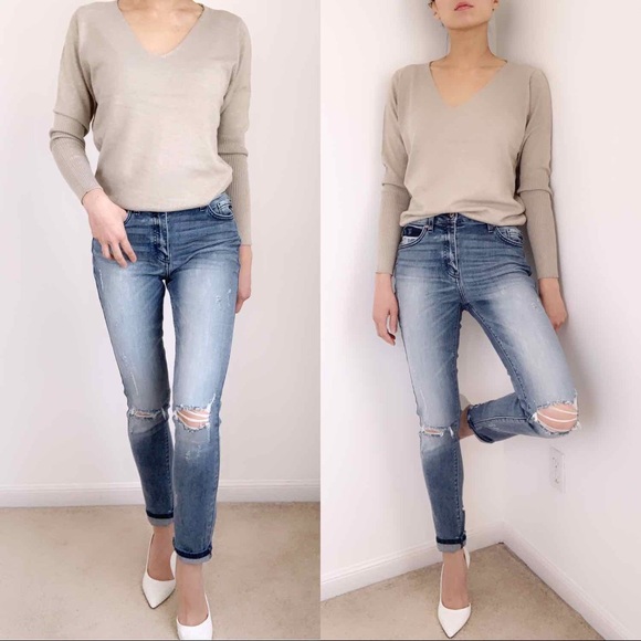 X KanCan- Vintage High Waist Distressed Jeans - Picture 6 of 8